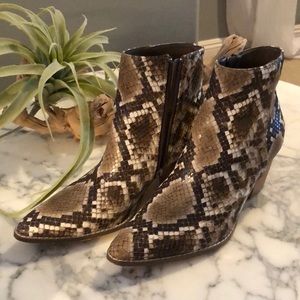 Coconuts by Matisse Snakeskin Bootie Free People